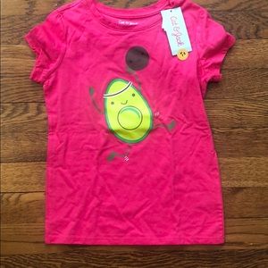 Cat & Jack pink avocado t-shirt